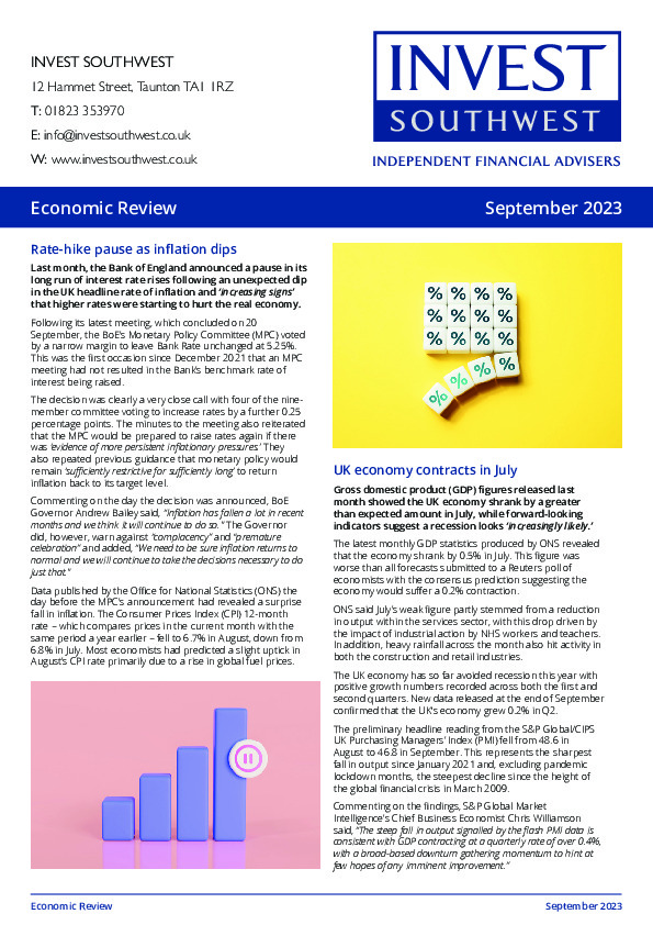 Economic Review September 2023