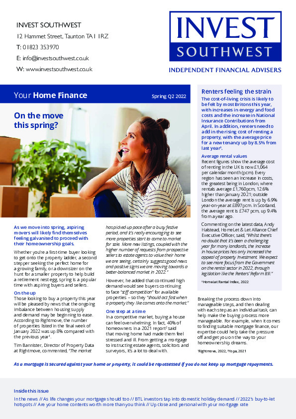 Your Home Finance Spring 2022