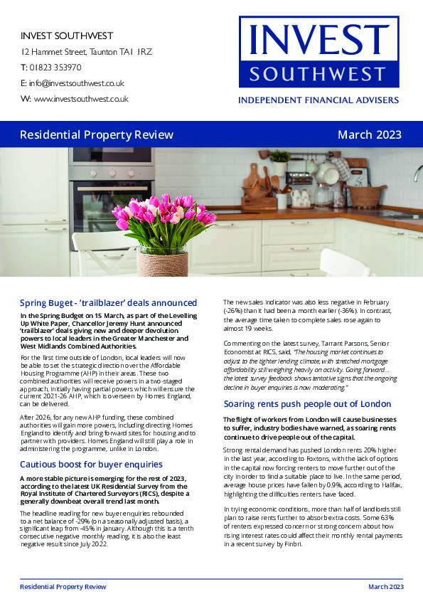 Residential Property Review March 2023